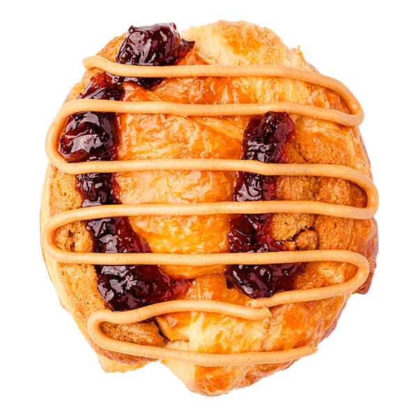 Peanut Butter & Jelly Crookie Cookie