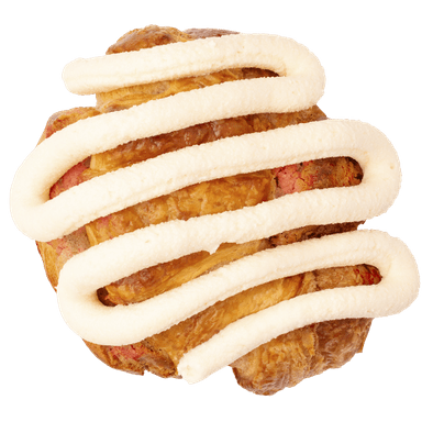 Pink Velvet Cinnamon Roll Crookie  Cookie