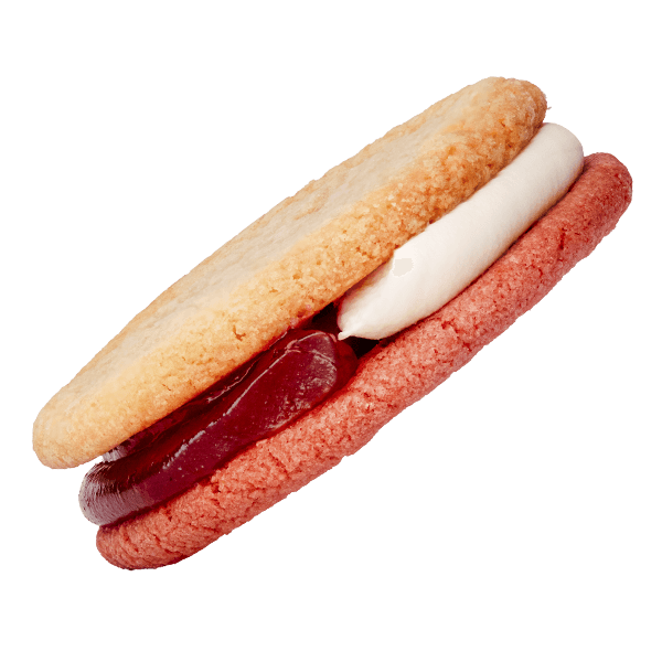 Strawberries N Creme Chewie-wich Cookie